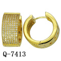 Factory Hot Sale Fashion Copper Jewelry Hoop Earrings